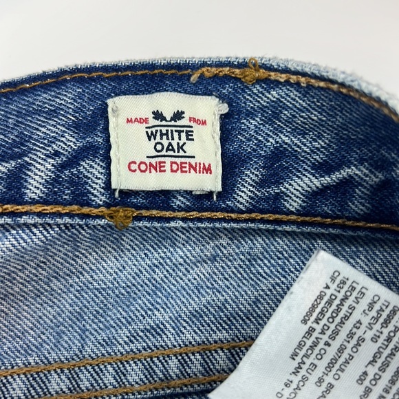 Levis Wedgie Jeans made with White Oak Cone Denim Sz 26 - Picture 10 of 13